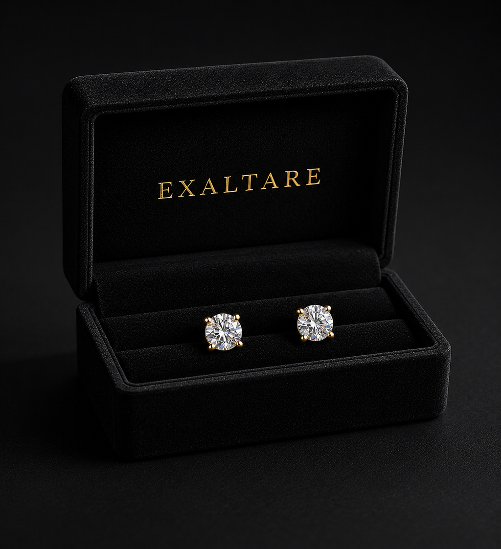Lumière Stud Gold Earring
