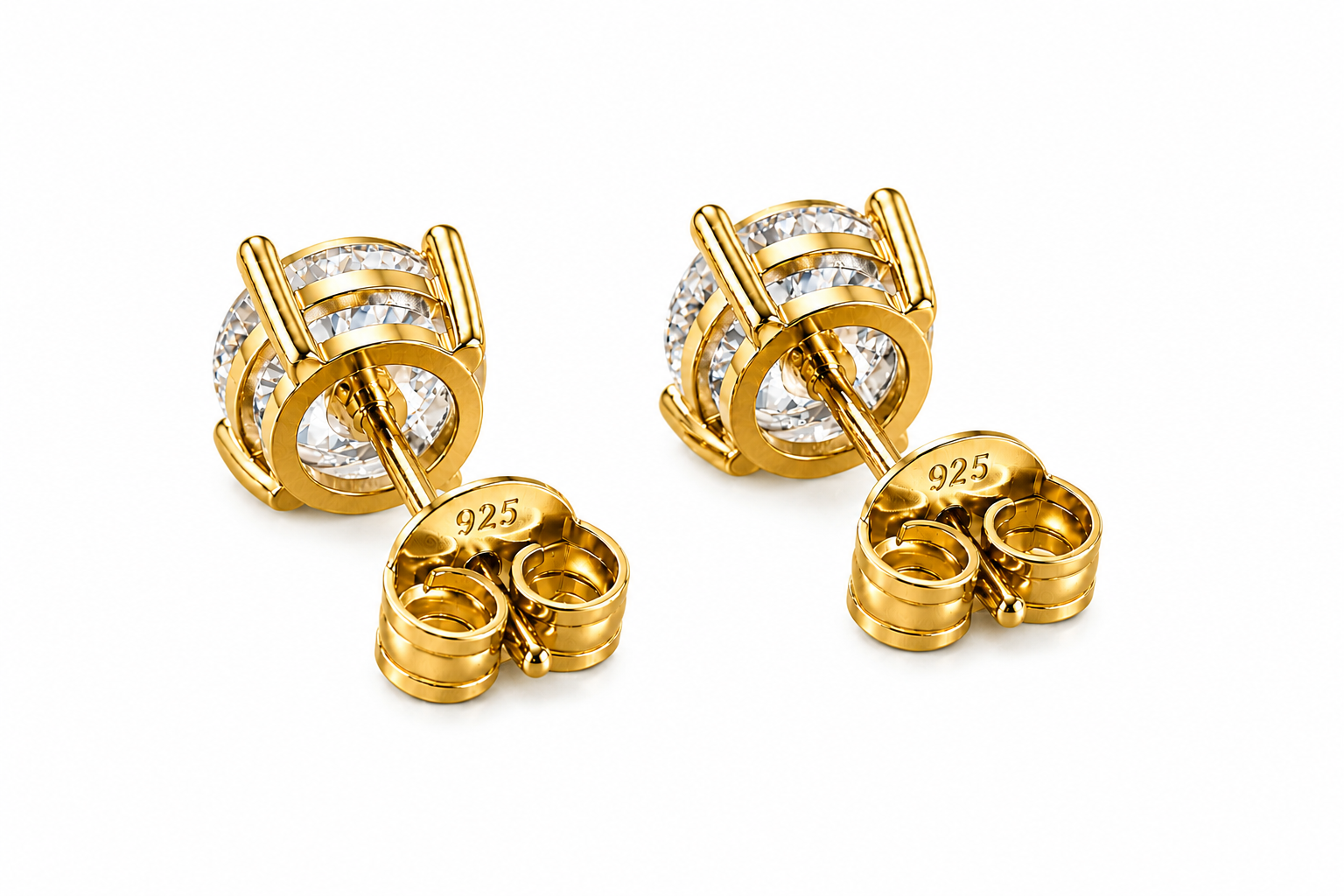 Lumière Stud Gold Earring