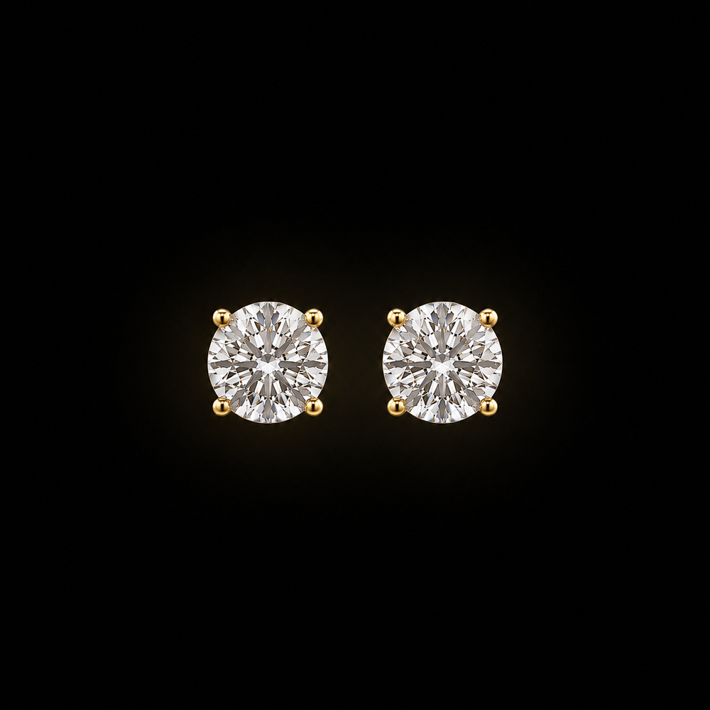Lumière Stud Gold Earring