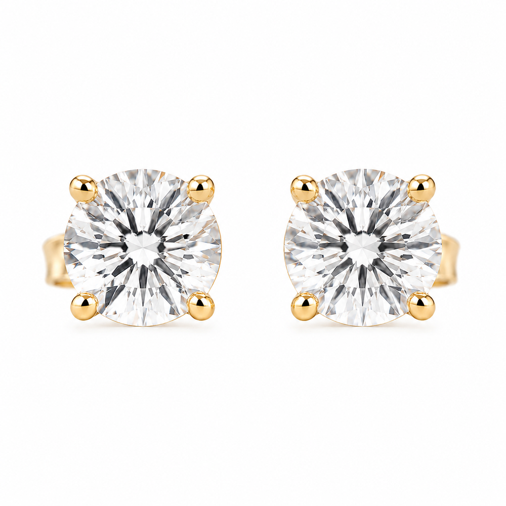Lumière Stud Gold Earring