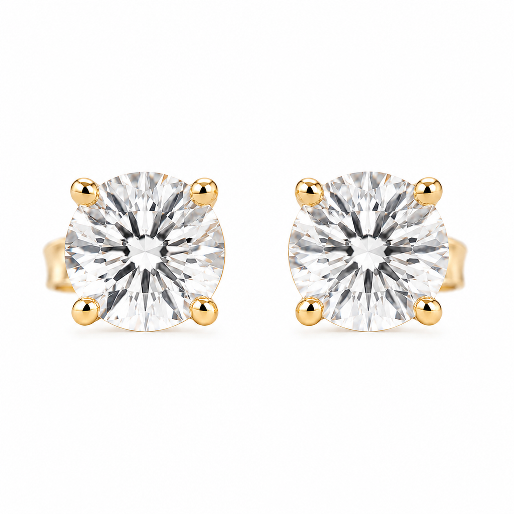 Lumière Stud Gold Earring