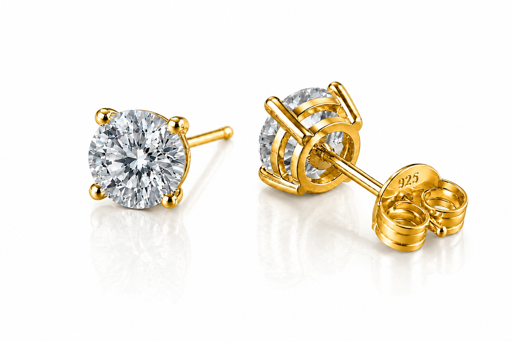 Lumière Stud Gold Earring